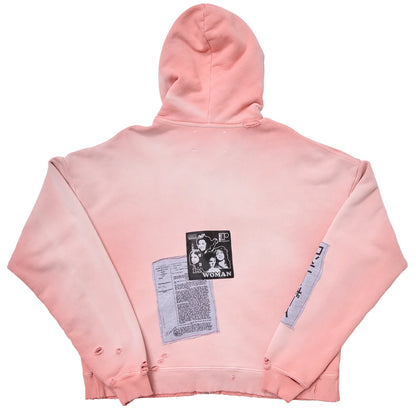 Paly Hollywood Alta Cienega Zip Up Hoodie Peach