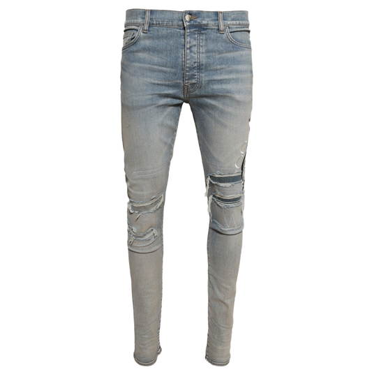 Amiri Music Note Skinny Jean Antique Indigo