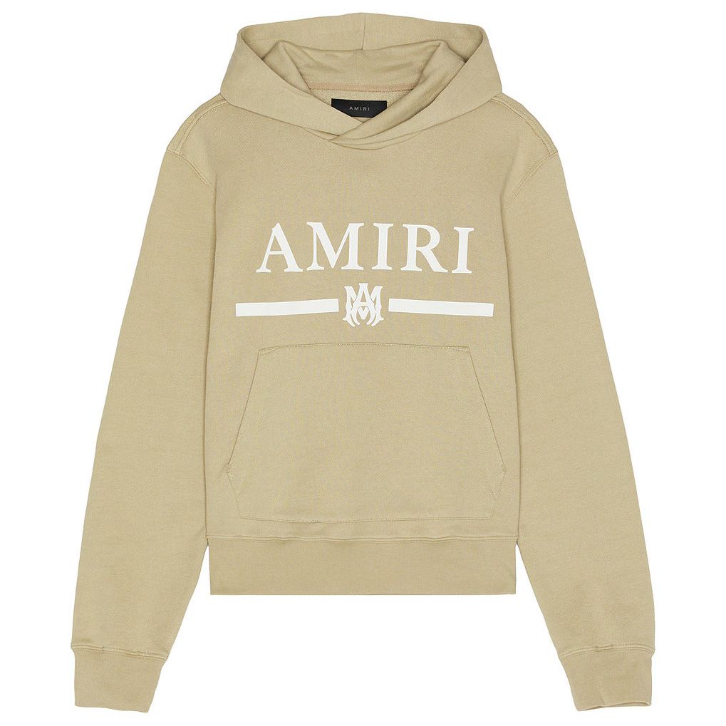Amiri MA Bar Logo Hoodie Tan