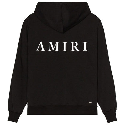 Amiri MA Core Logo Zip-Up Hoodie Black