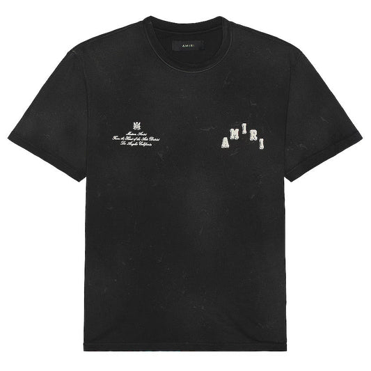 Amiri Vintage Collegiate Tee Black