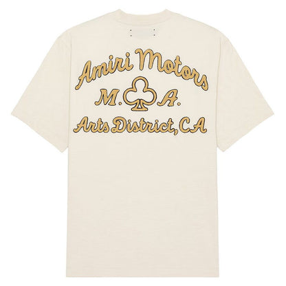 Amiri Motors Tee Alabaster