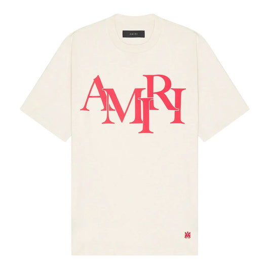 Amiri Staggered Tee Birch