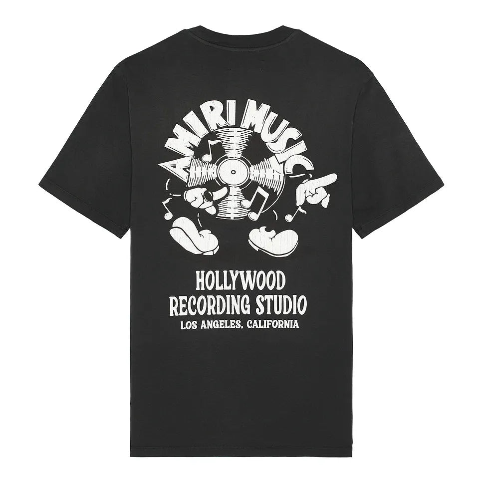 Amiri Music Record Tee Black