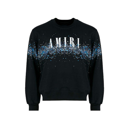 AMIRI Crystal Splash Logo Sweatshirt Black/Blue