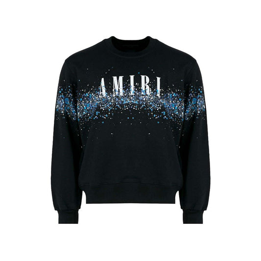 AMIRI Crystal Splash Logo Sweatshirt Black/Blue