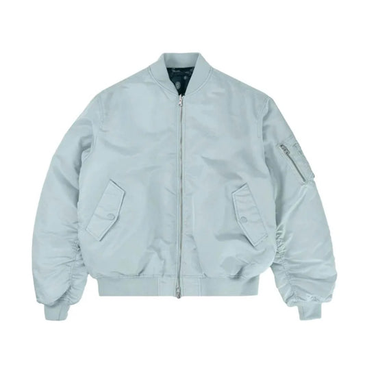 Sinclair Reversible Bomber Jacket Pale Blue