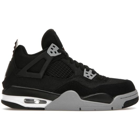 Jordan 4 Retro Black Canvas (GS)