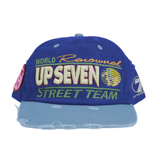 Up 7  Blue Strip Intl Street Team Hat Blue/Light Blue