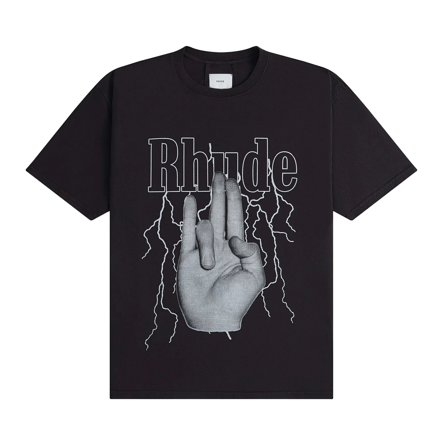 Rhude Shocker Tee Vintage Black