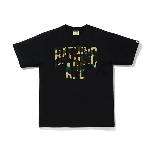 BAPE 1st Camo NYC Logo Tee Black/Yellow