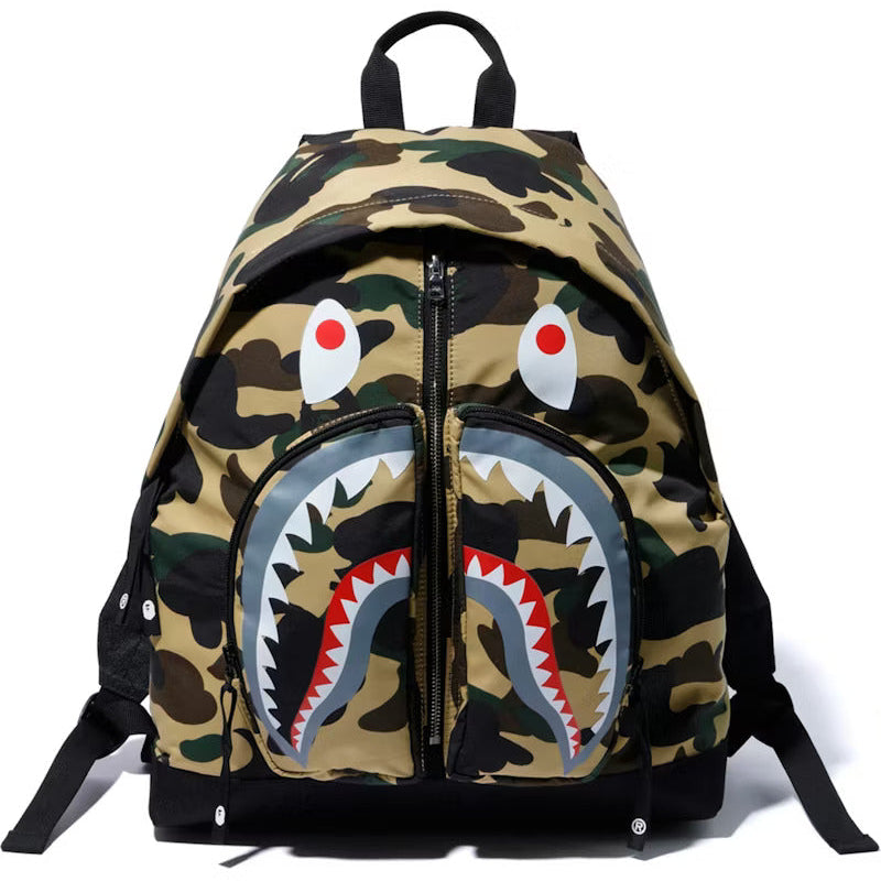 BAPE 1st Camo Shark Day Pack (FW19) Yellow