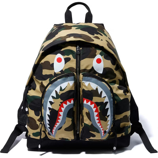BAPE 1st Camo Shark Day Pack (FW19) Yellow