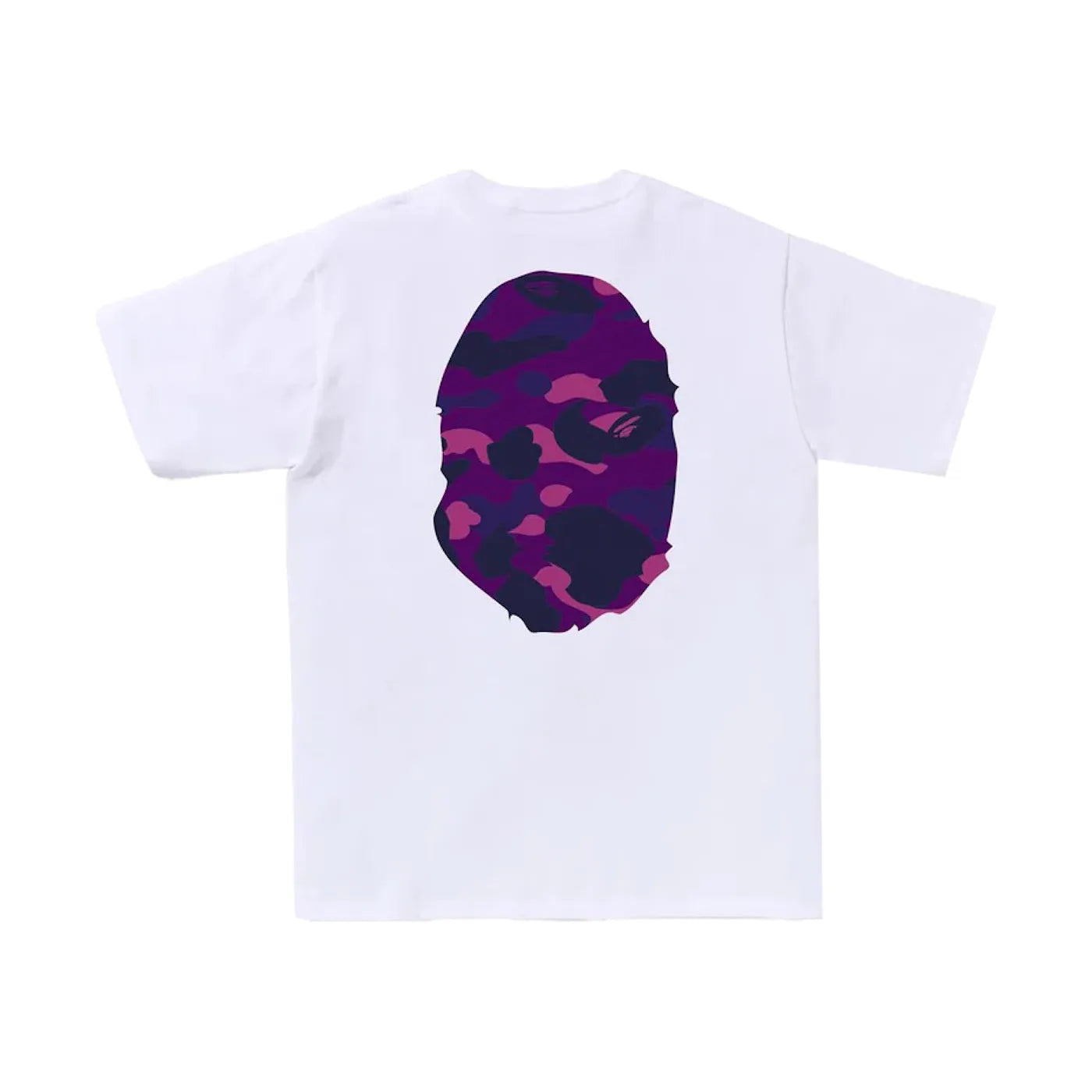 BAPE Color Camo Big Ape Head Tee White/Purple