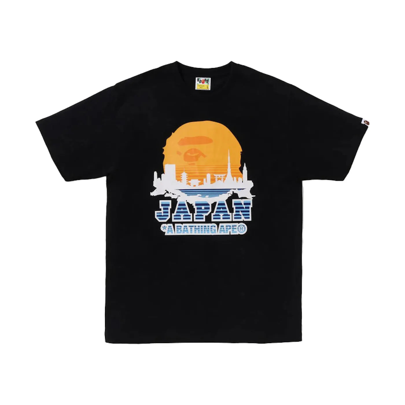 BAPE Japan Silhouette Tee Black