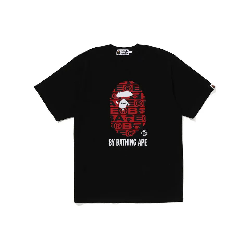 BAPE Lux Sport Pattern By Bathing Ape Tee Black