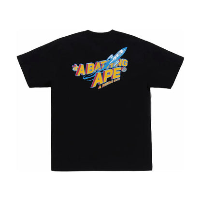 BAPE Moon Ape Head Tee Black