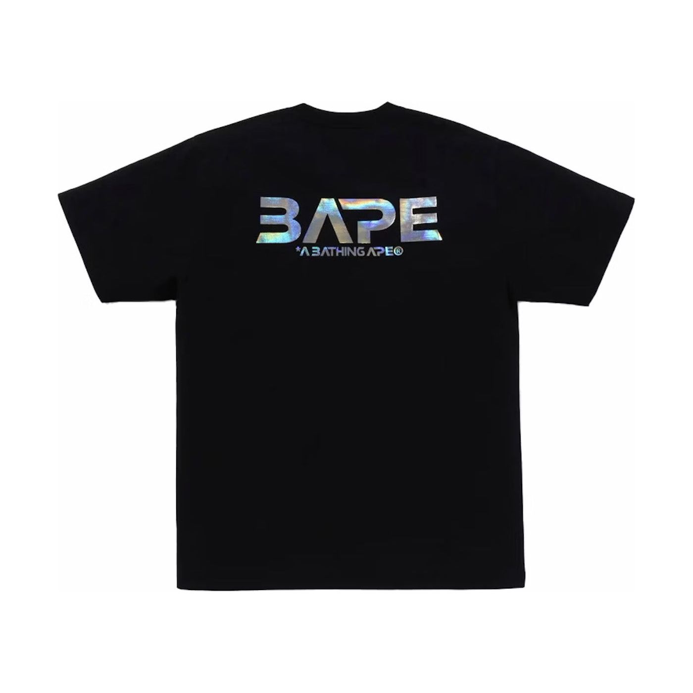 BAPE Moon Photo Ape Head Tee Black