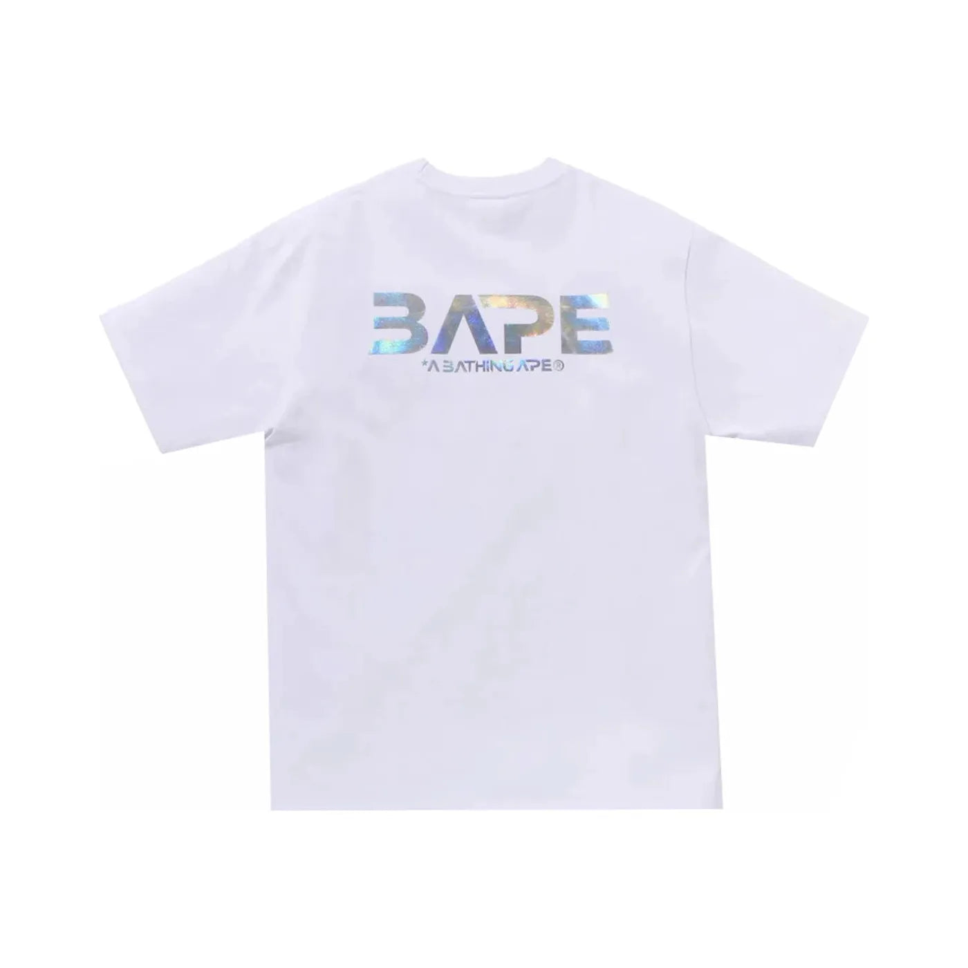 BAPE Moon Photo Ape Head Tee White