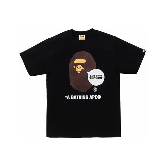 BAPE Store Hiroshima Ape Head Tee Black