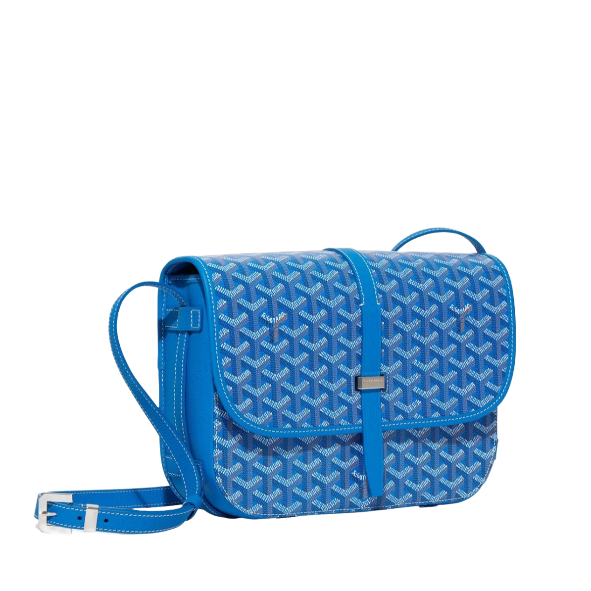 Goyard Belvedere MM Bag Sky Blue