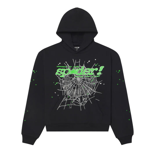 Sp5der Punk V2 Hoodie Onyx