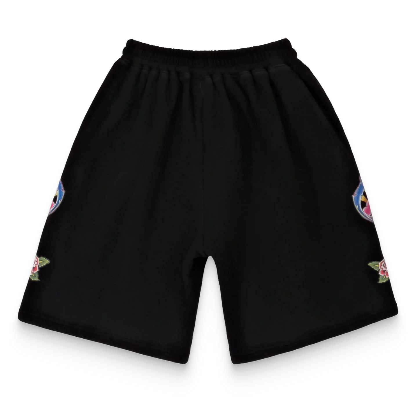 We Are Righteous Risen King Sweat Shorts Black