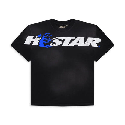 Hellstar Studios Cartoon Logo T-Shirt Black/Blue