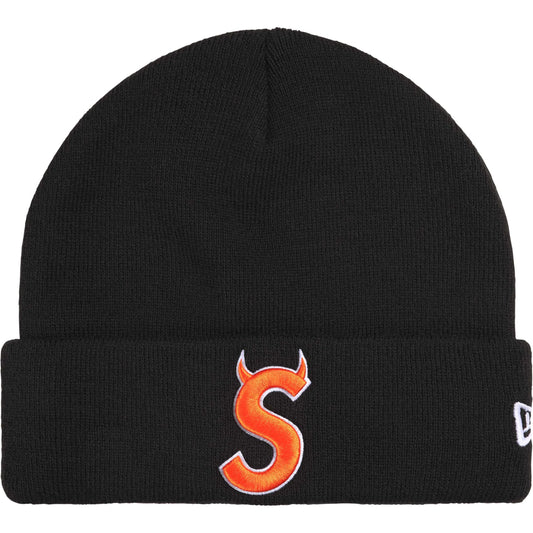 Supreme New Era® Devil S Logo Beanie Black
