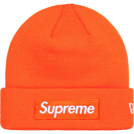 Supreme New Era Box Logo Beanie (FW24) Dark Orange