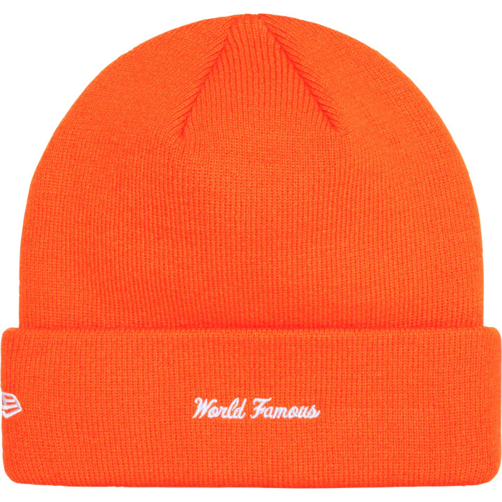 Supreme New Era Box Logo Beanie (FW24) Dark Orange