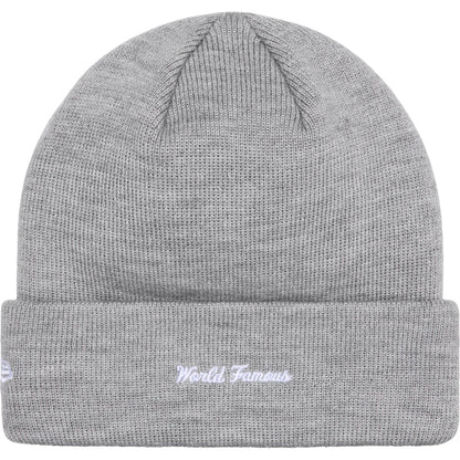 Supreme New Era Box Logo Beanie (FW24) Heather Grey