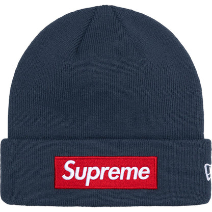 Supreme New Era Box Logo Beanie (FW24) Navy