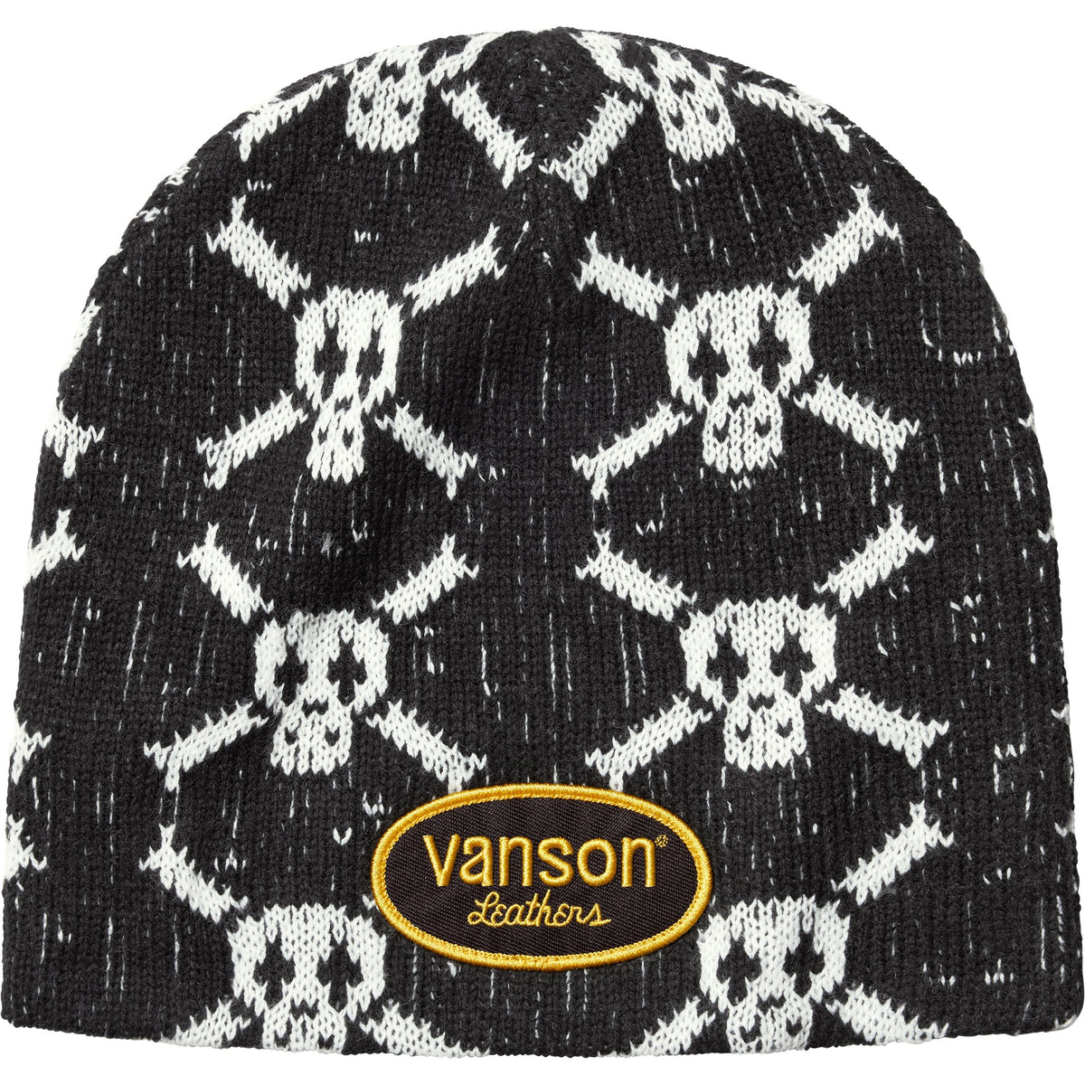 Supreme®/Vanson Leathers® Skull Beanie Black