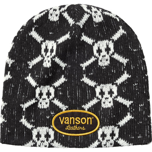 Supreme®/Vanson Leathers® Skull Beanie Black
