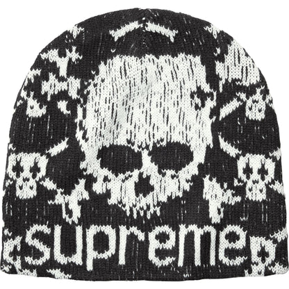 Supreme®/Vanson Leathers® Skull Beanie Black
