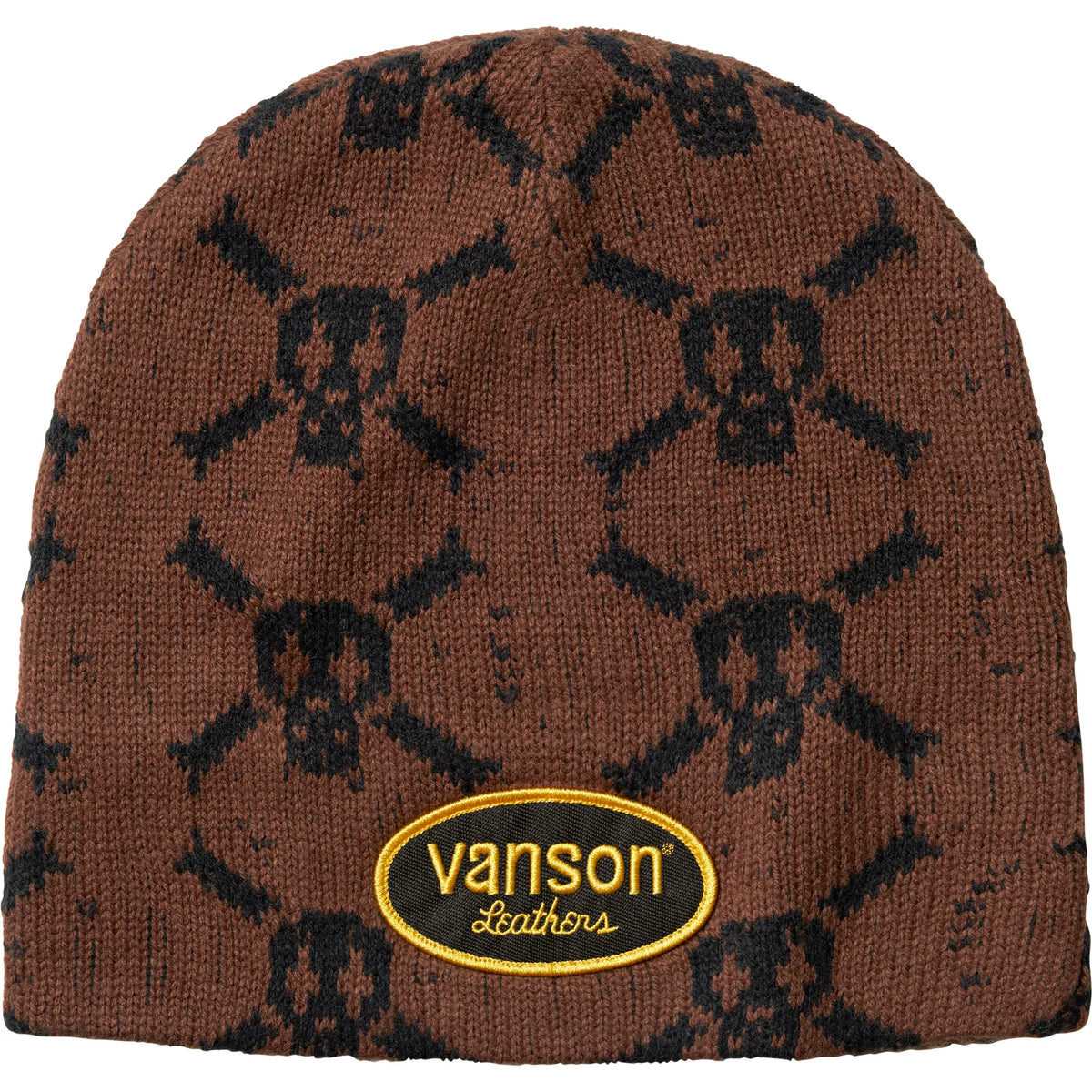 Supreme®/Vanson Leathers® Skull Beanie Brown