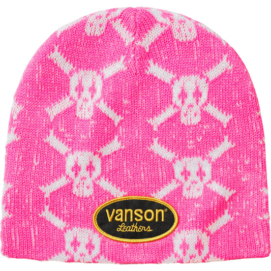 Supreme®/Vanson Leathers® Skull Beanie Pink