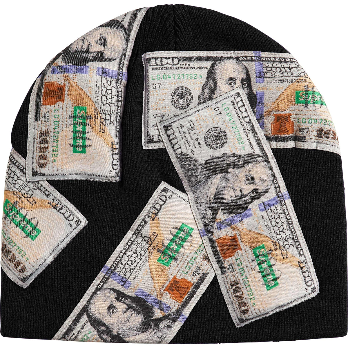 Supreme Money Beanie Black