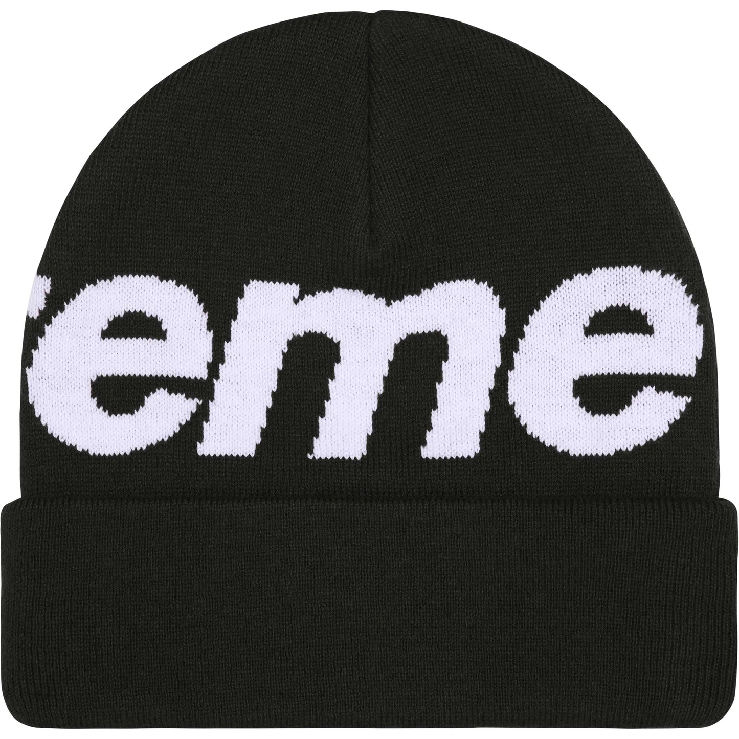 Supreme Big Logo Beanie (FW25) Black
