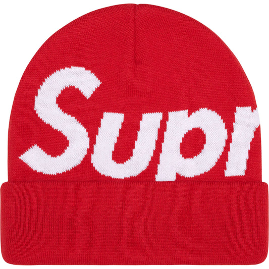 Supreme Big Logo Beanie (FW25) Red