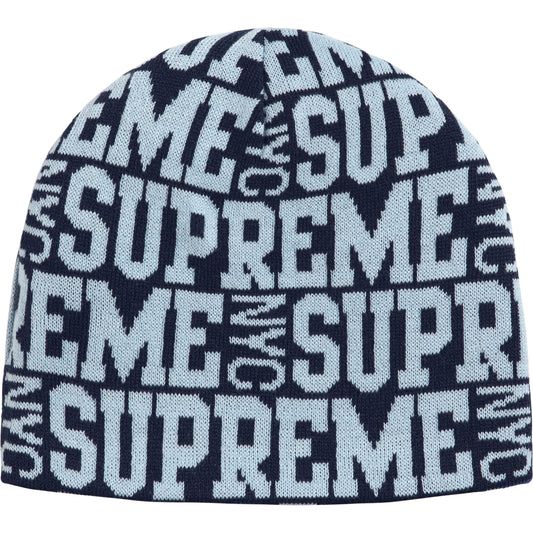 Supreme Reversible Camo Beanie Navy