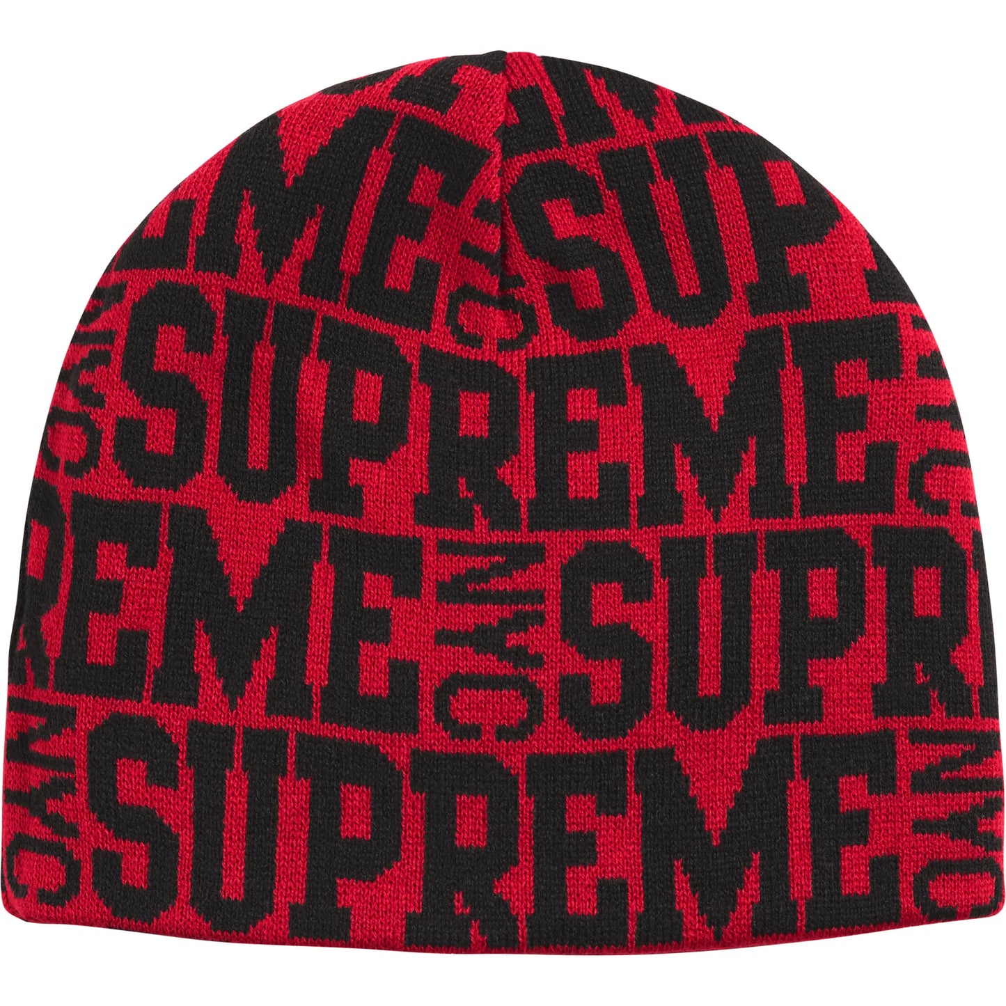 Supreme Reversible Camo Beanie Red