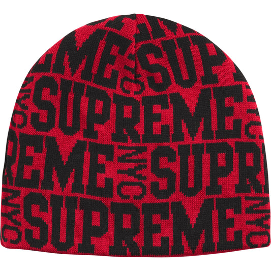 Supreme Reversible Camo Beanie Red