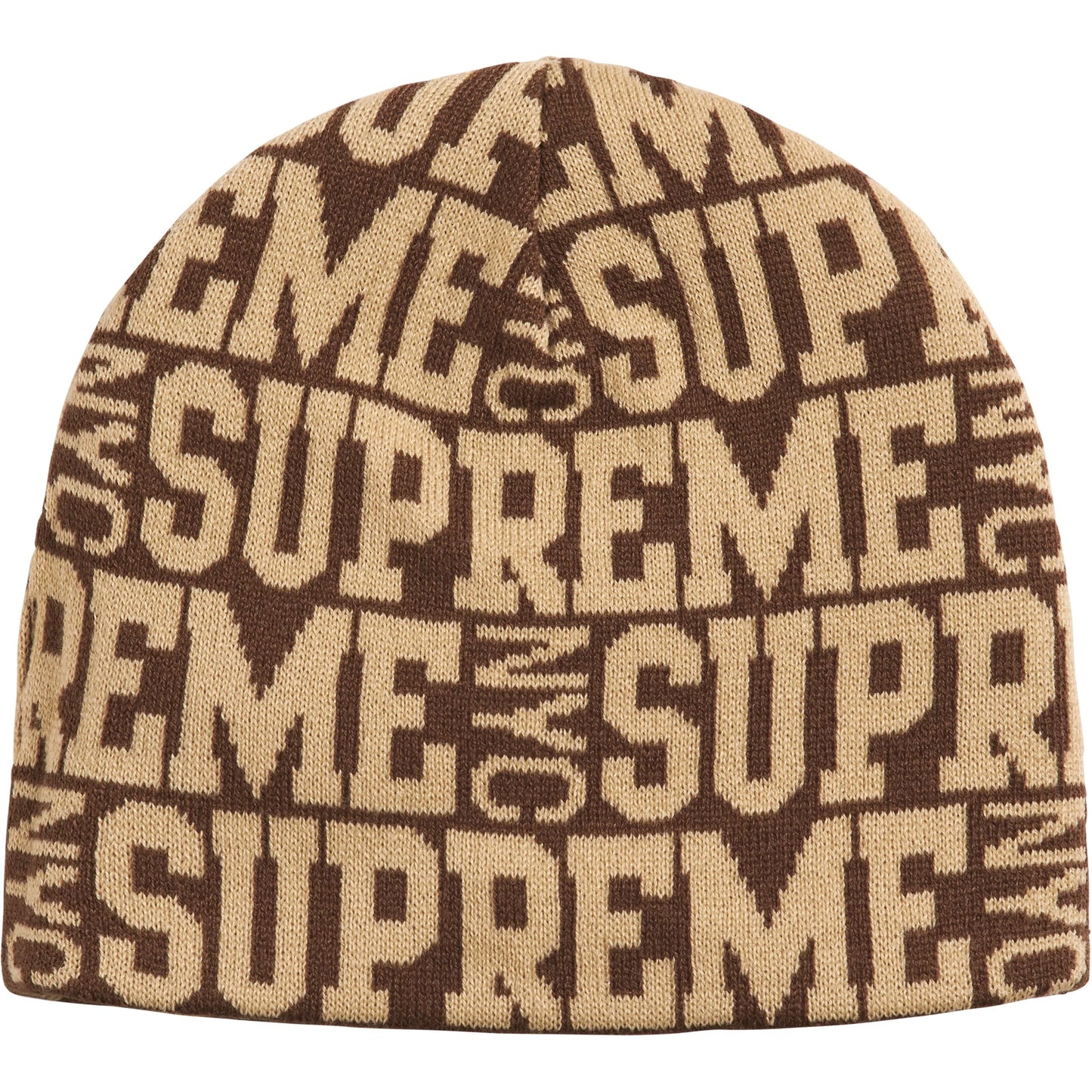 Supreme Reversible Camo Beanie Brown