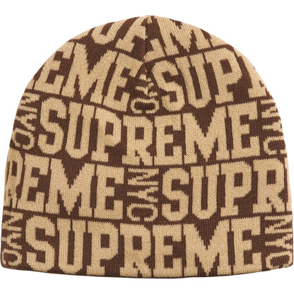 Supreme Reversible Camo Beanie Brown