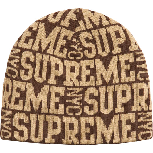Supreme Reversible Camo Beanie Brown
