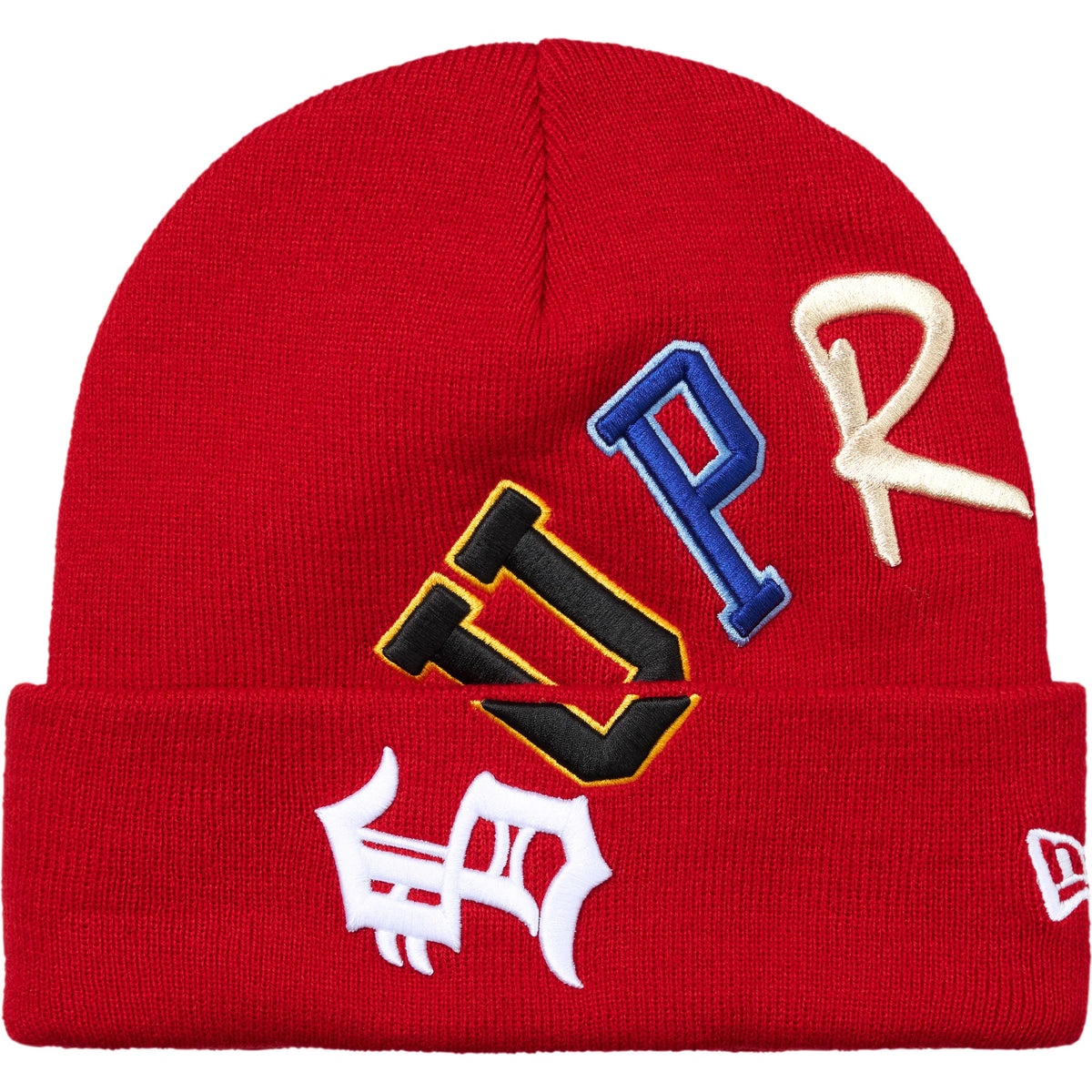 Supreme New Era® Arc Beanie Red