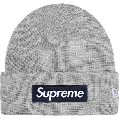 Supreme New Era Box Logo Beanie (FW25) Heather Grey