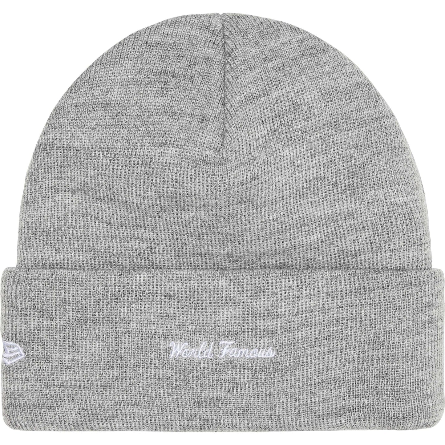 Supreme New Era Box Logo Beanie (FW25) Heather Grey